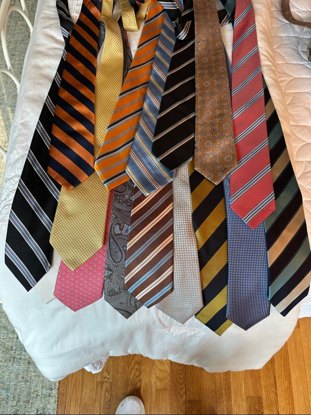 Classic Men's Necktie Assortment - Multi-Color Striped & Patterned Set-16 ties